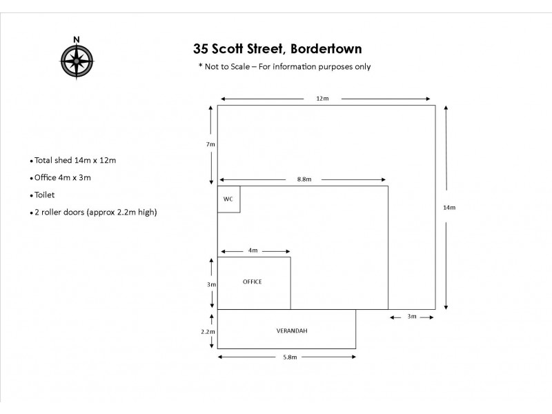 35 Scott Street, Bordertown SA 5268 Floorplan