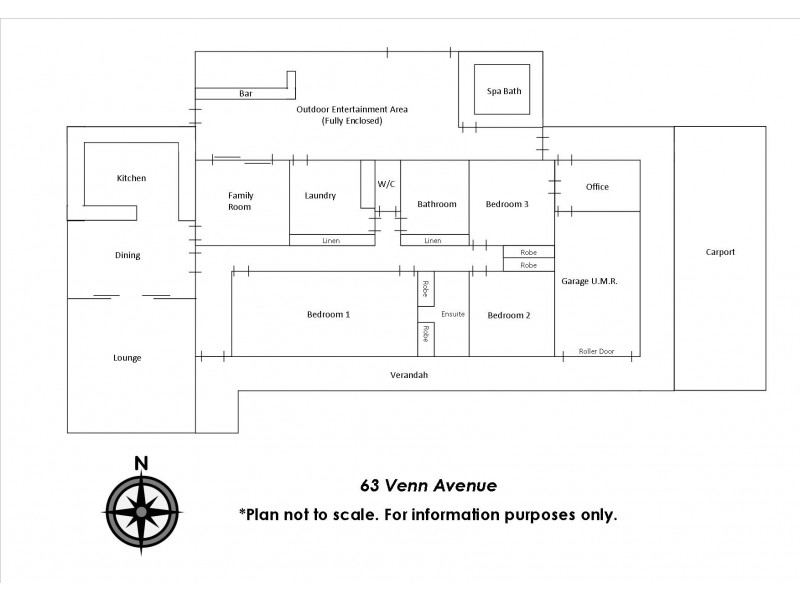 63 Venn Avenue, Bordertown SA 5268 Floorplan