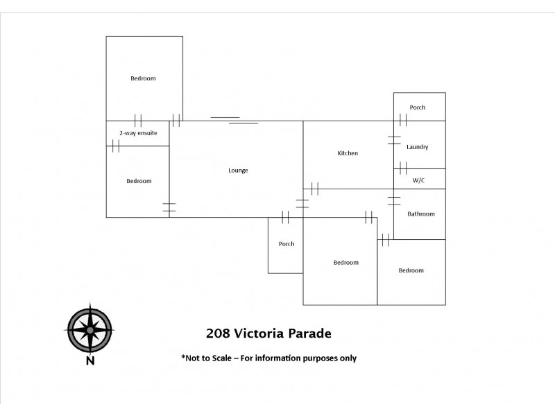 208 Victoria Parade, Bordertown SA 5268 Floorplan