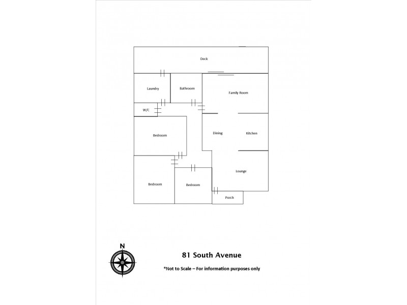 81 South Avenue, Bordertown SA 5268 Floorplan