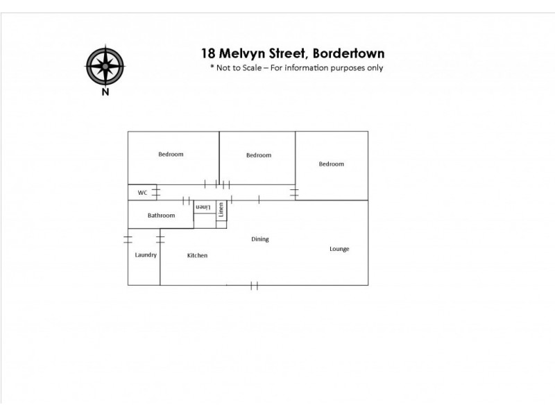 18 Melvyn Street, Bordertown SA 5268 Floorplan