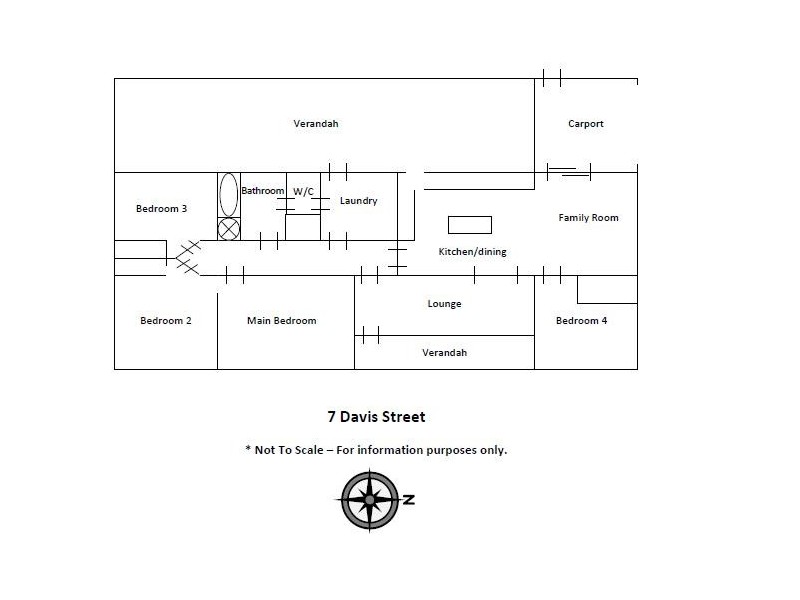 7 Davis St, Bordertown SA 5268 Floorplan