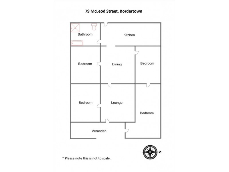 79 McLeod St, Bordertown SA 5268 Floorplan