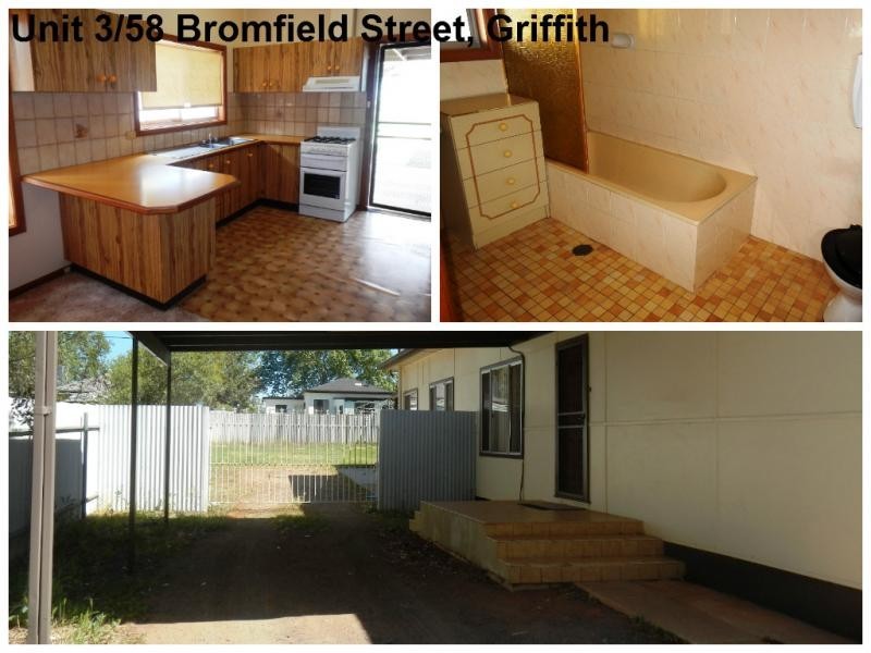 1, 2 and 3/58 Bromfield Street, Griffith NSW 2680
