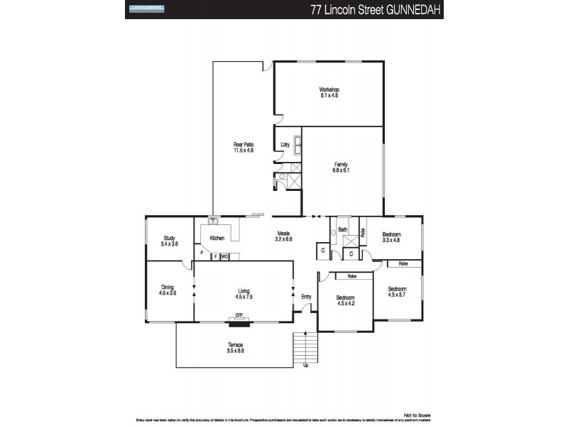 77 Lincoln Street, Gunnedah NSW 2380 Floorplan