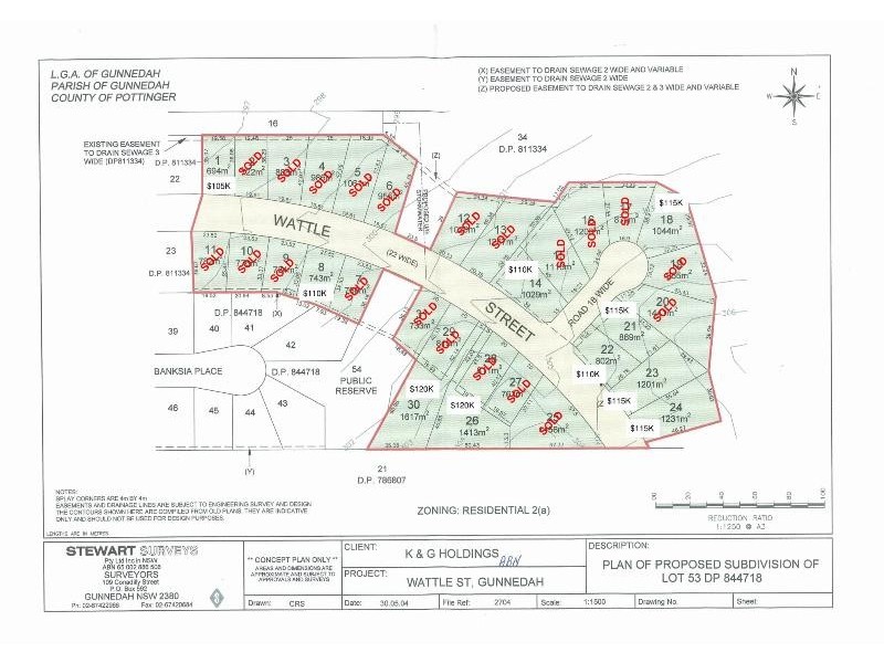 * Wattle & Waratah Streets, Gunnedah NSW 2380