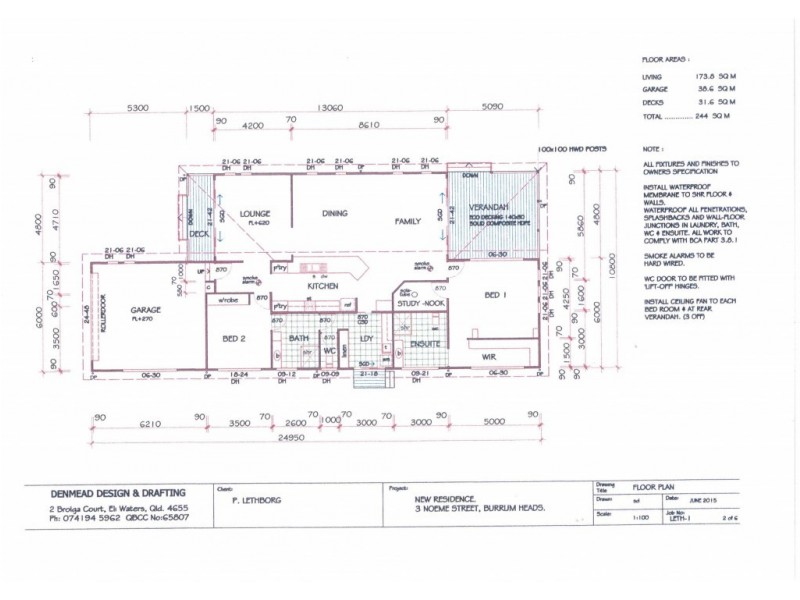 3 Noeme Street, Burrum Heads QLD 4659 Floorplan