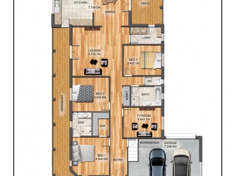 8 Traviston Way, Burrum Heads QLD 4659 Floorplan