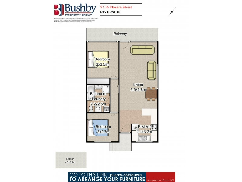 5/36 Elouera Street, Riverside TAS 7250 Floorplan