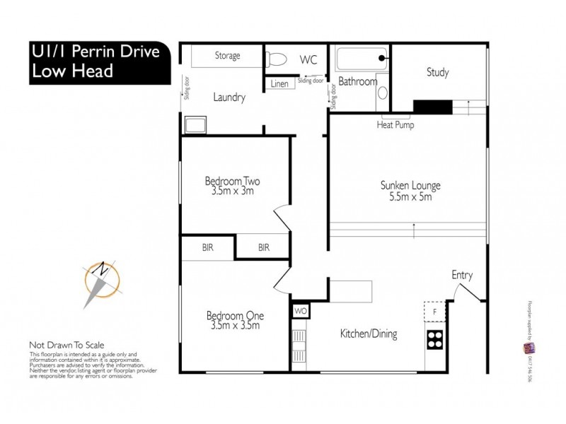 1/1 Perrin Drive, Low Head TAS 7253 Floorplan