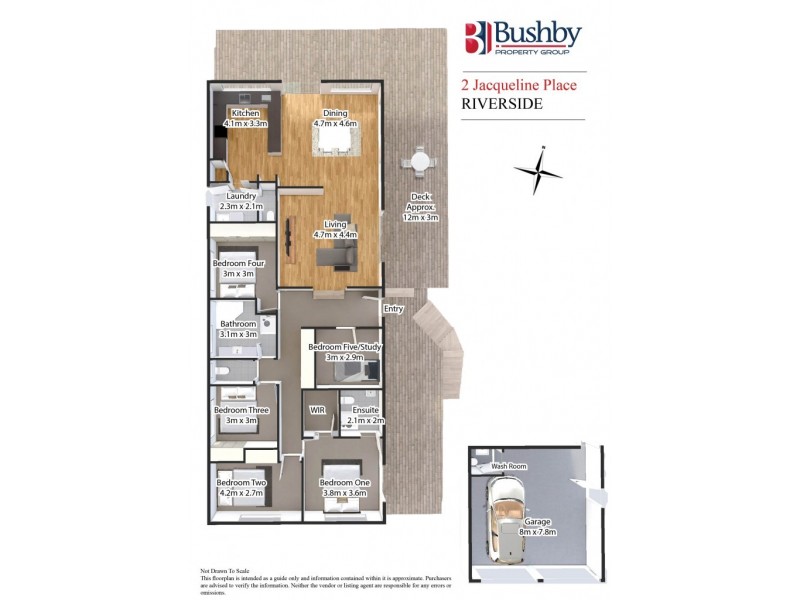 2 Jacqueline Place, Riverside, Riverside TAS 7250 Floorplan