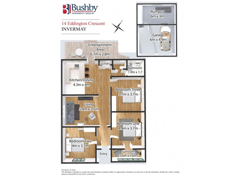 14 Eddington Cres, Invermay TAS 7248 Floorplan