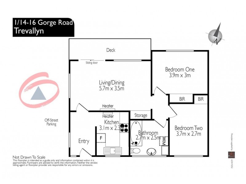 1/14 Gorge Road, Trevallyn TAS 7250 Floorplan