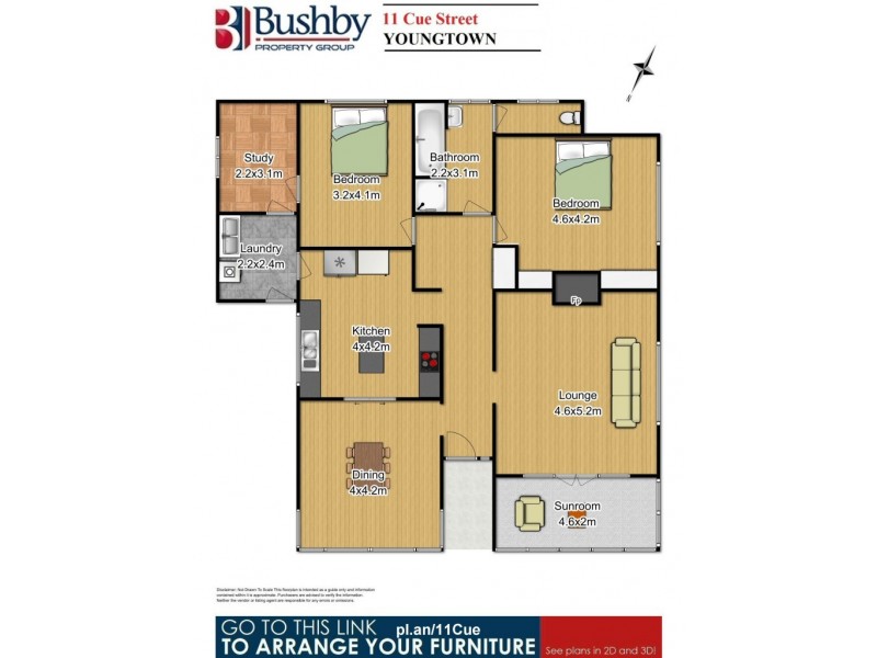 11 Cue Street, Youngtown TAS 7249 Floorplan