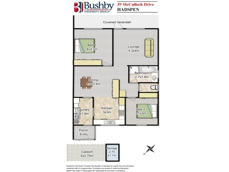 39 McCulloch Drive, Hadspen TAS 7290 Floorplan