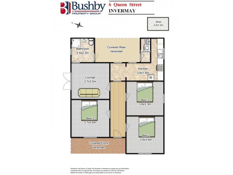 6 Queen Street, Invermay TAS 7248 Floorplan