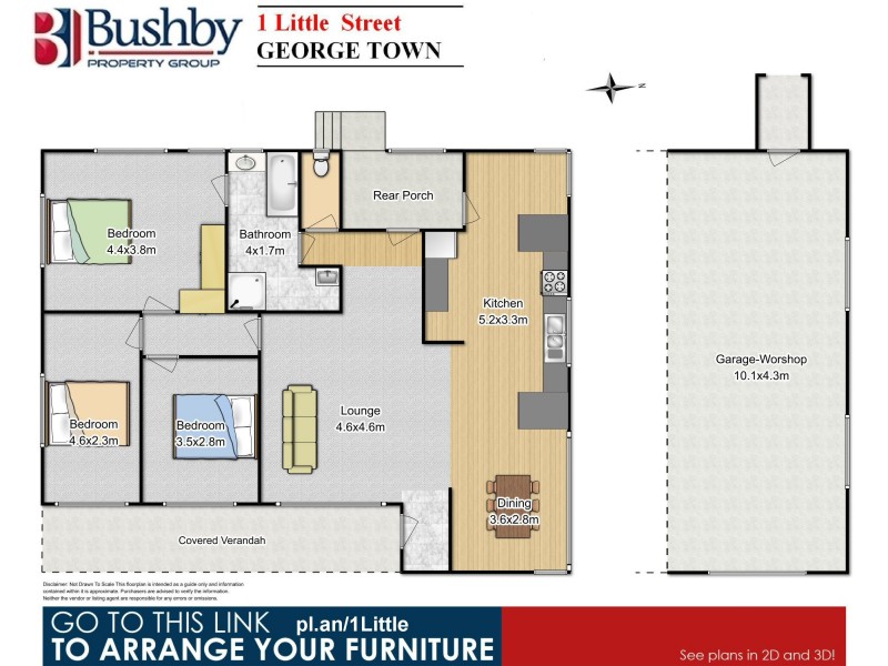 1 Little Street, George Town TAS 7253 Floorplan