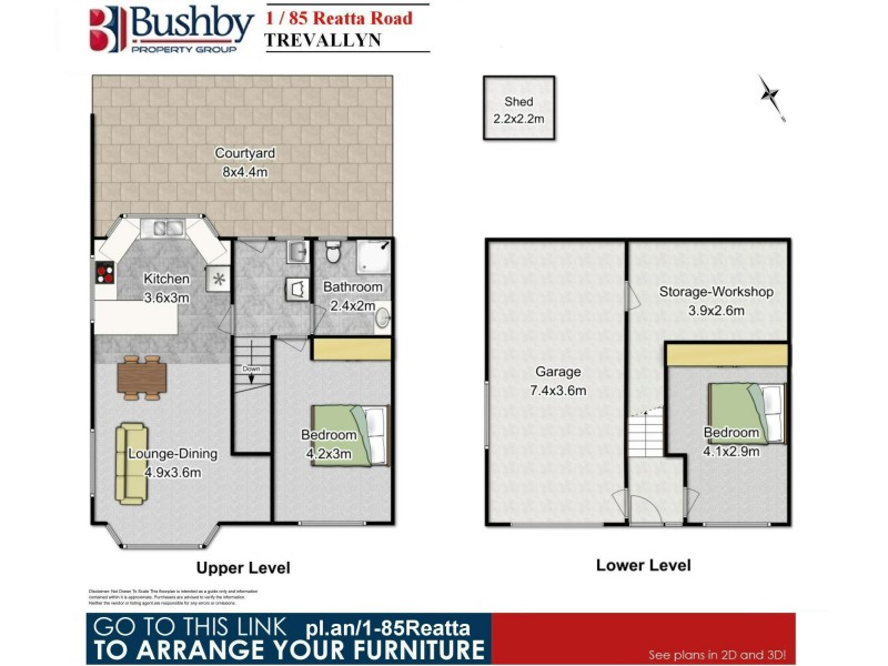 1/85 Reatta Road, Trevallyn TAS 7250 Floorplan
