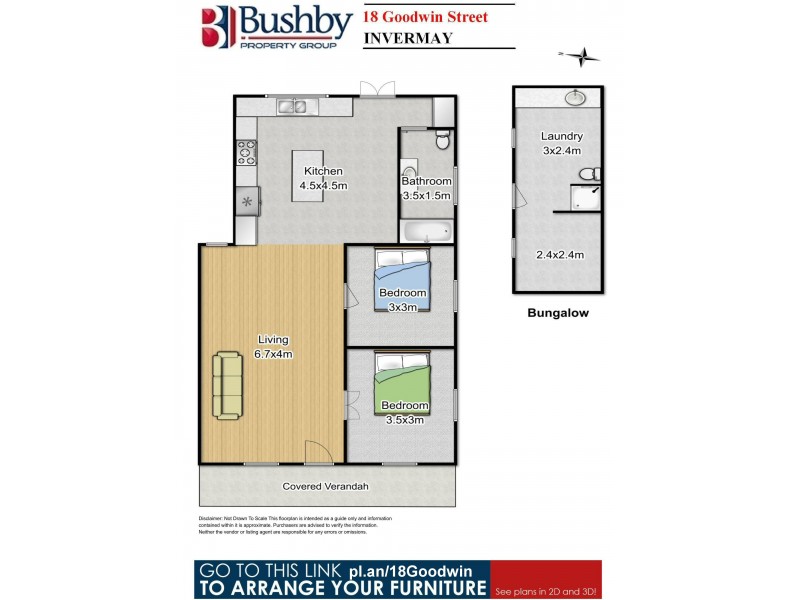 18 Goodwin Street, Invermay TAS 7248 Floorplan