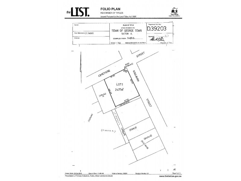 Lot 1, 60 Goulburn Street, George Town TAS 7253