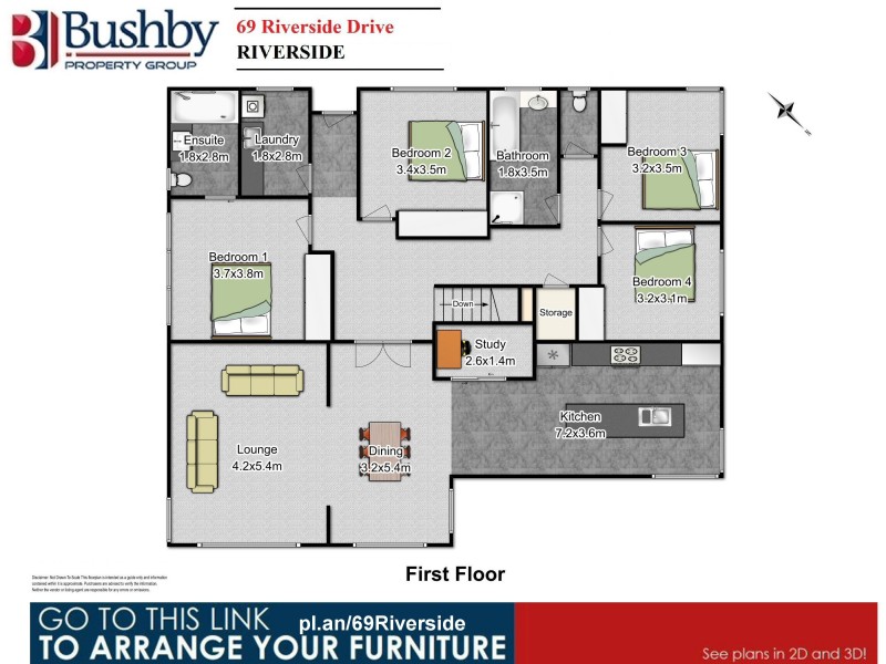 69 Riverside Drive, Riverside TAS 7250 Floorplan