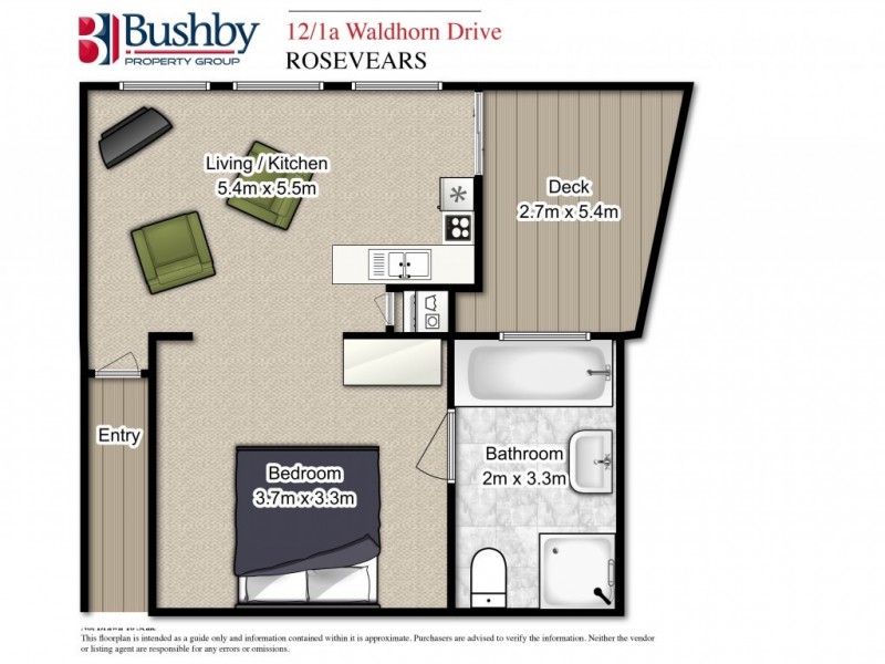 12/1a Waldhorn Drive, Rosevears TAS 7277 Floorplan