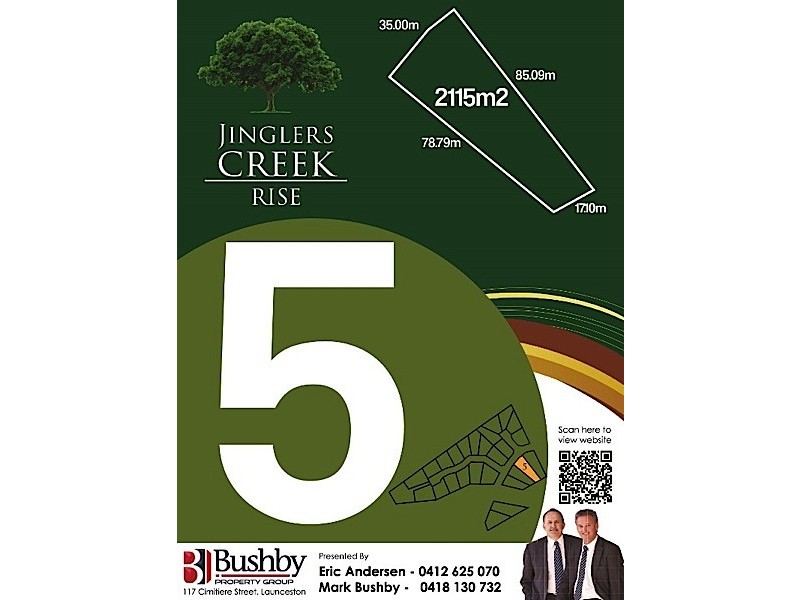 Lot 5,  Jinglers Creek Rise, Youngtown TAS 7249
