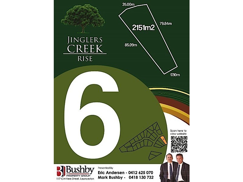 Lot 6,  Jinglers Creek Rise, Youngtown TAS 7249