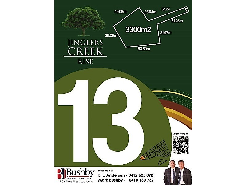 Lot 13,  Jinglers Creek Rise, Youngtown TAS 7249