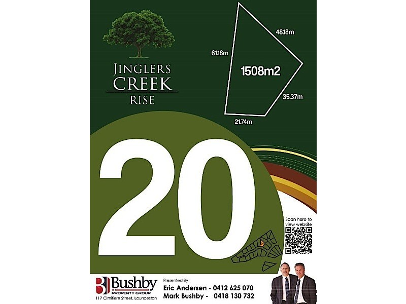 Lot 20,  Jinglers Creek Rise, Youngtown TAS 7249
