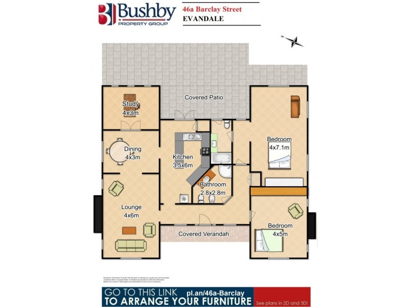 46a Barclay Street, Evandale TAS 7212 Floorplan