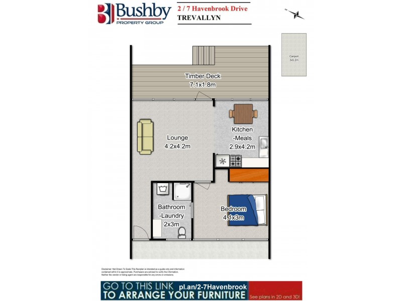 1-4/7 Havenbrook Drive, Trevallyn TAS 7250 Floorplan