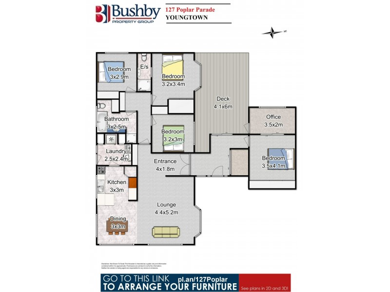 127 Poplar Parade, Youngtown TAS 7249 Floorplan