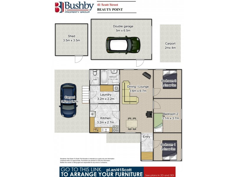 41 Scott Street, Beauty Point TAS 7270 Floorplan