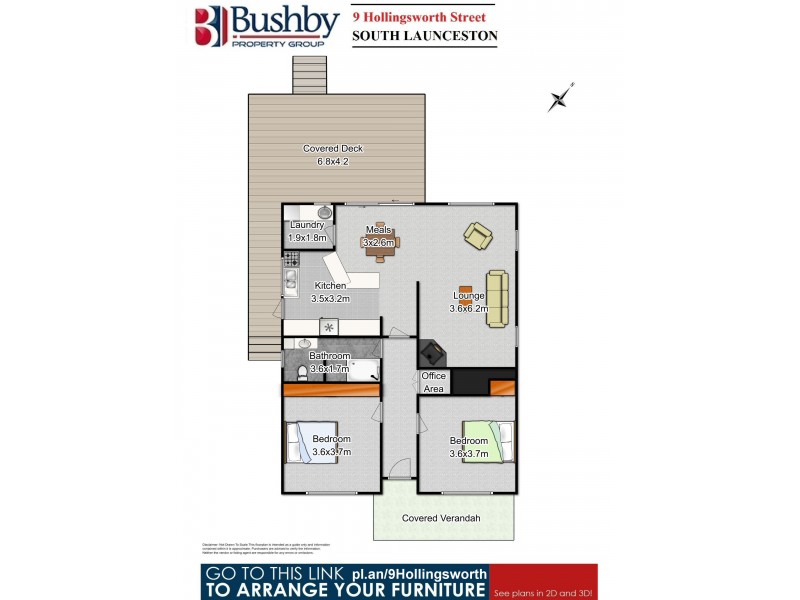 9 Hollingsworth Street, South Launceston TAS 7249 Floorplan