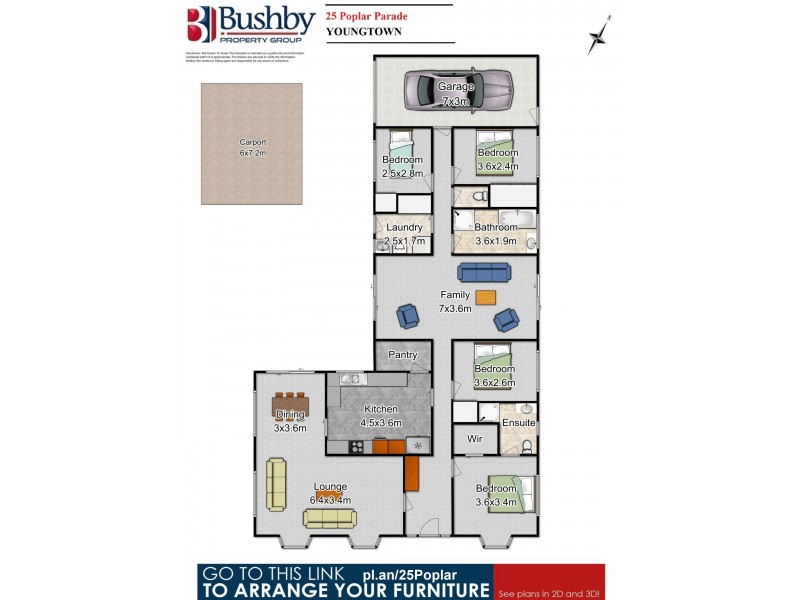 25 Poplar Parade, Youngtown TAS 7249 Floorplan