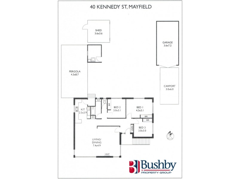 40 Kennedy Street, Newnham TAS 7248 Floorplan