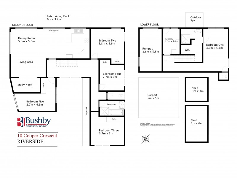 10 Cooper Crescent, Riverside TAS 7250 Floorplan