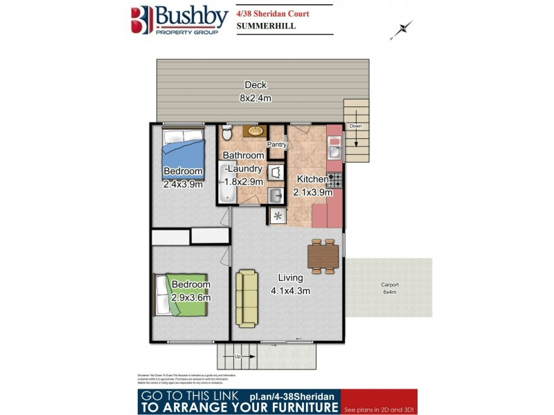 4/38 Sheridan Court, Summerhill TAS 7250 Floorplan