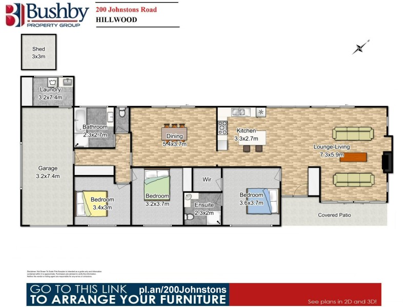200 Johnstons Road, Hillwood TAS 7252 Floorplan