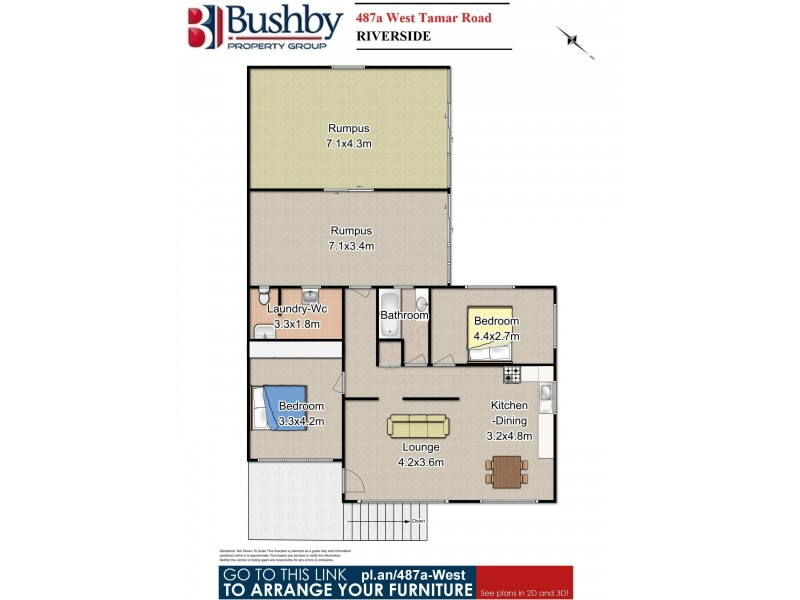 487a West Tamar Road, Riverside TAS 7250 Floorplan