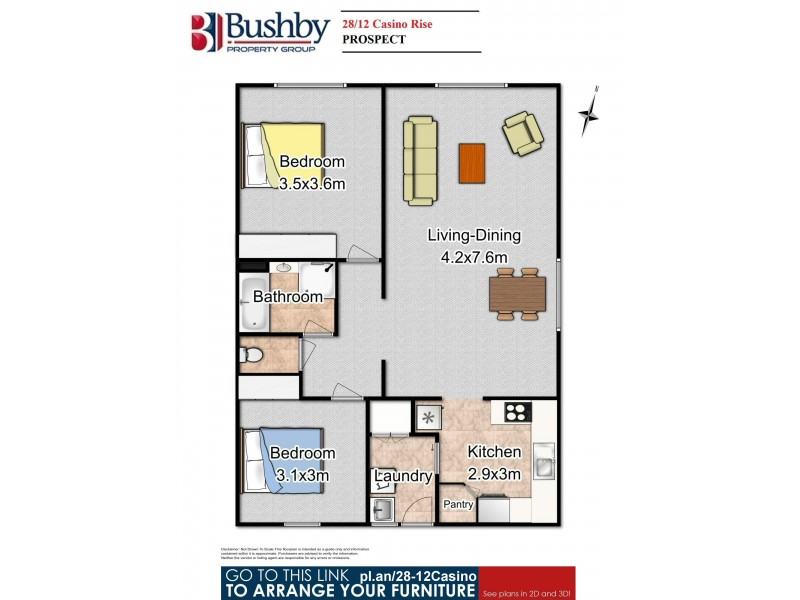 28/12 Casino Rise, Prospect Vale TAS 7250 Floorplan
