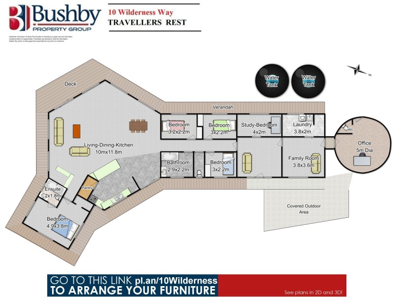 10 Wilderness Way, Travellers Rest TAS 7250 Floorplan