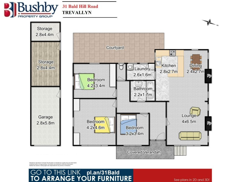 31 Bald Hill Road, Trevallyn TAS 7250 Floorplan