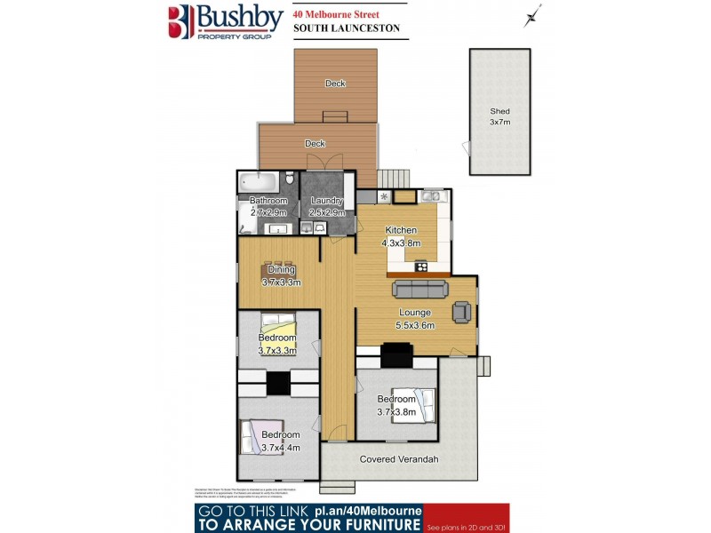 40 Melbourne Street, South Launceston TAS 7249 Floorplan