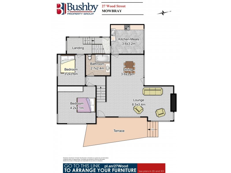 27 Wood Street, Mowbray TAS 7248 Floorplan