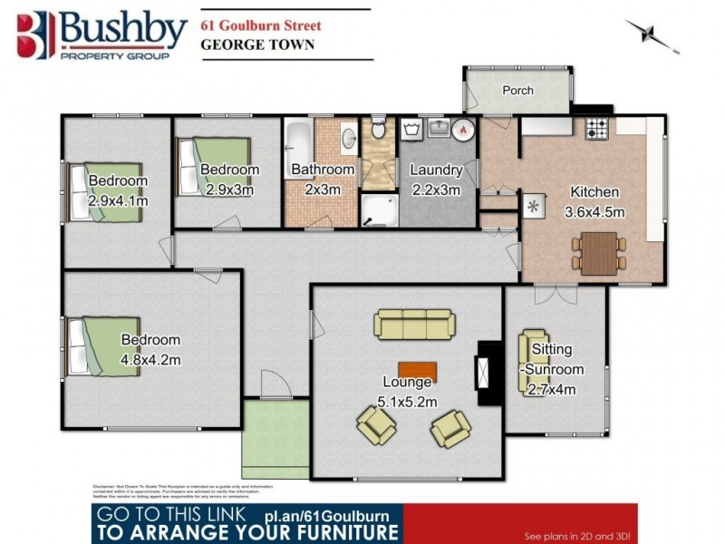 61 Goulburn Street, George Town TAS 7253 Floorplan