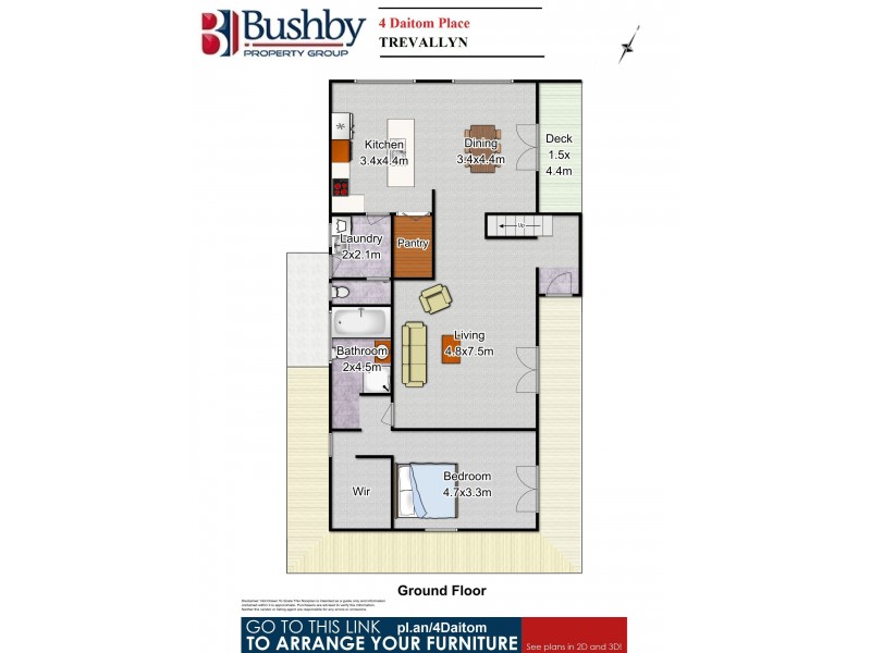 4 Daitom Place, Trevallyn TAS 7250 Floorplan