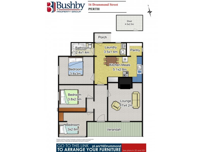 16 Drummond Street, Perth TAS 7300 Floorplan