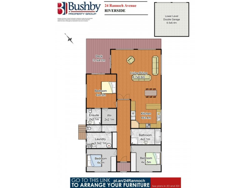 24 Rannoch Avenue, Riverside TAS 7250 Floorplan